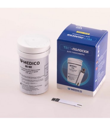 TEST STRIPS FOR GLUCOMETTER MEDICO BS-102